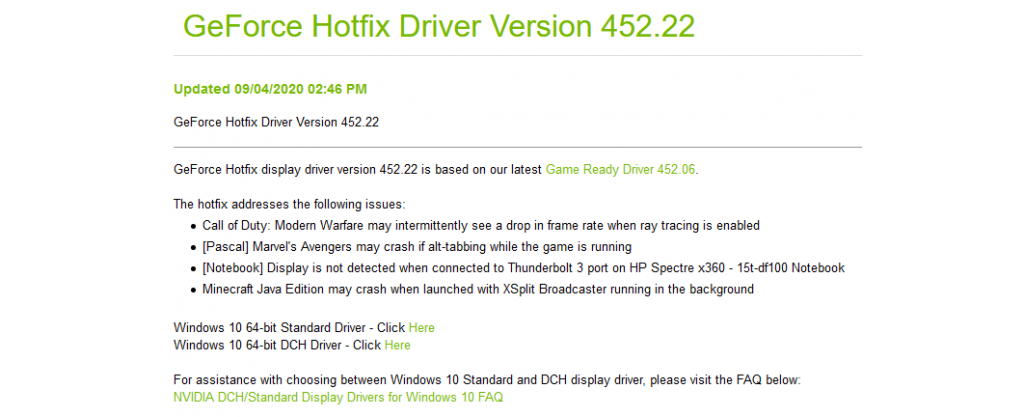 NVIDIAGeForce452.22 Hotfix ޸׷½